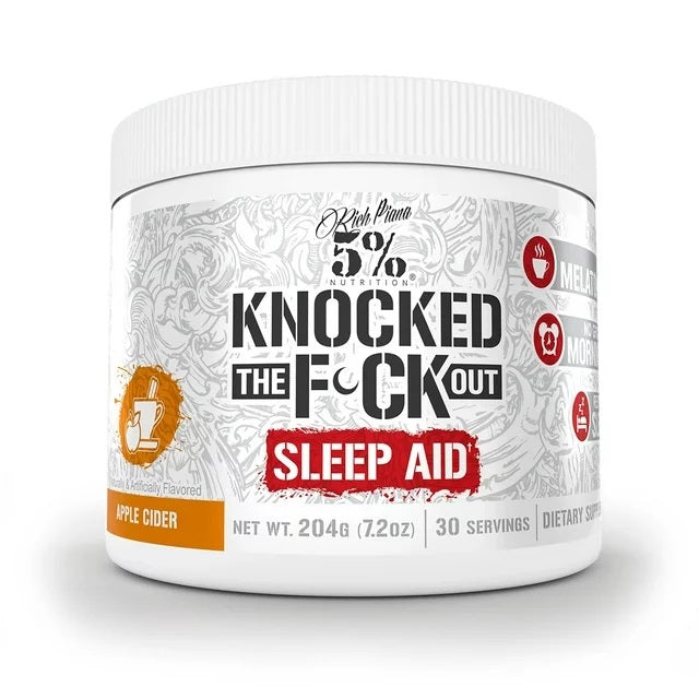 5% Nutrition Knocked The F*ck Out - Legendary Series, Apple Cider - 204g