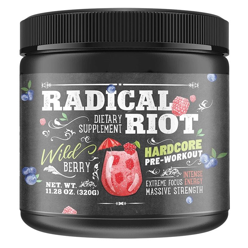 American Supps Radical Riot, Wild Berry - 340g