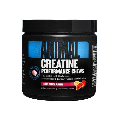 Animal Animal Creatine Chews, Fruit Punch (EAN 039442005472) - 120 chewable tablets