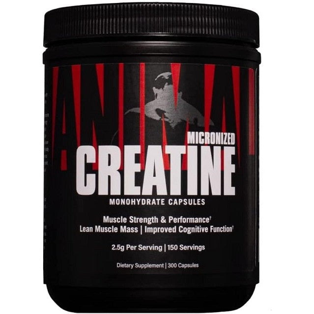 Animal Micronized Creatine Monohydrate Capsules - 300 caps