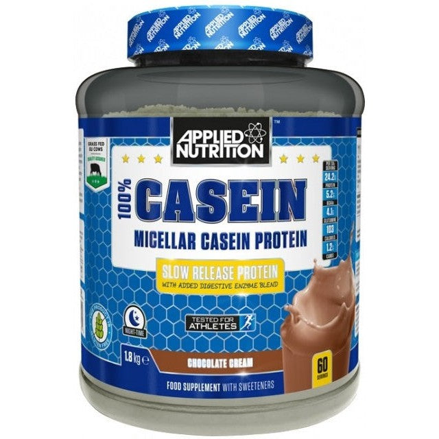 Applied Nutrition 100% Casein Protein, Chocolate Cream (EAN 634158679865) - 1800g