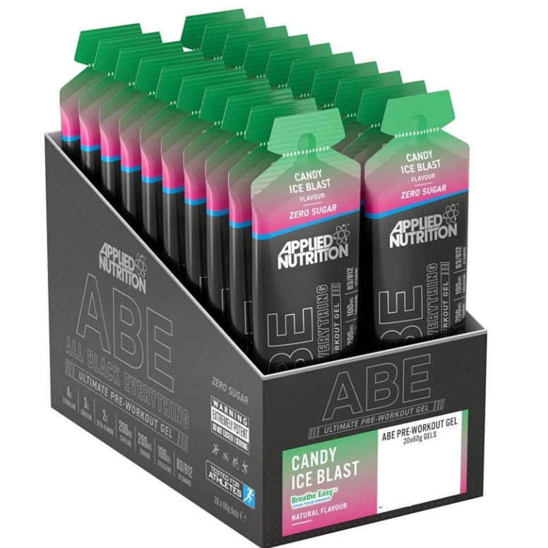 Applied Nutrition ABE - All Black Everything Gel, Candy Ice Blast - 20 x 60g