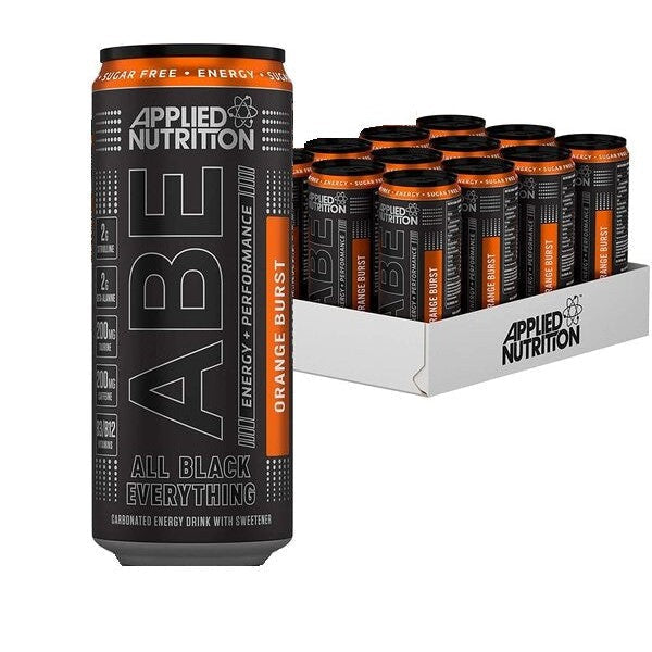 Applied Nutrition ABE Energy + Performance Cans, Orange Burst - 12 x 330 ml.