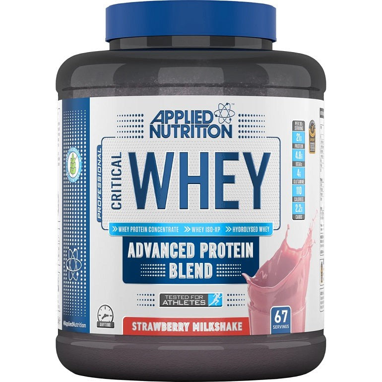 Applied Nutrition Critical Whey, Strawberry Milkshake - 2000g