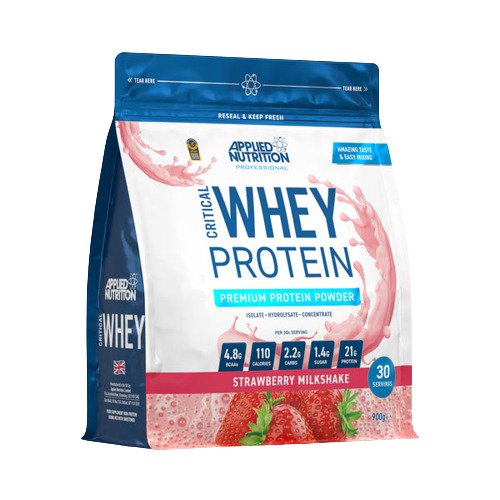 Applied Nutrition Critical Whey, Strawberry Milkshake - 900g