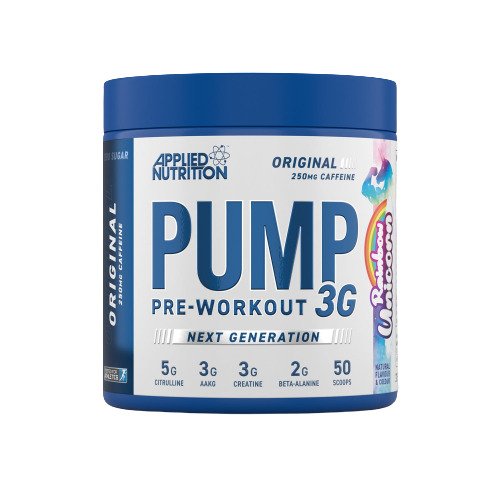 Applied Nutrition Pump 3G Pre-Workout, Rainbow Unicorn - 375g
