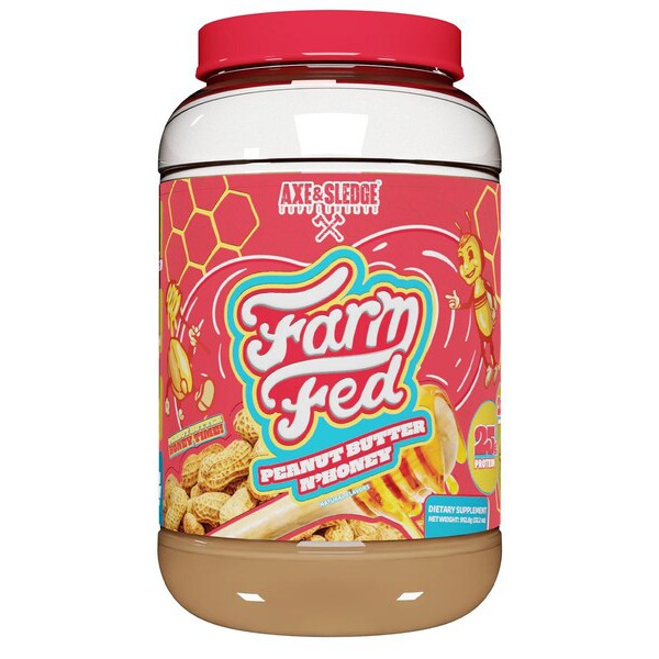 Axe & Sledge Farm Fed, Peanut Butter N' Honey - 912g