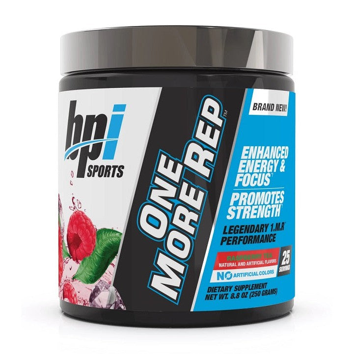 BPI Sports One More Rep, Raspberry Tea - 250g