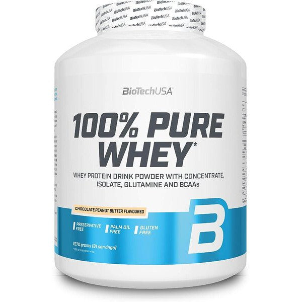 BioTechUSA 100% Pure Whey, Chocolate Peanut Butter - 2270g
