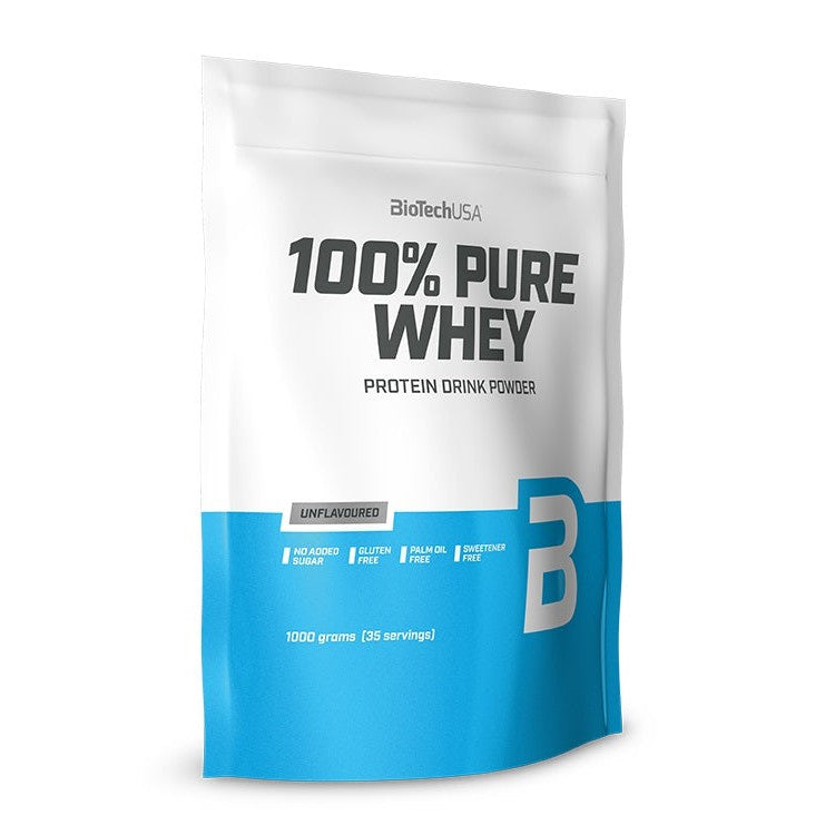 BioTechUSA 100% Pure Whey, Unflavoured - 1000g