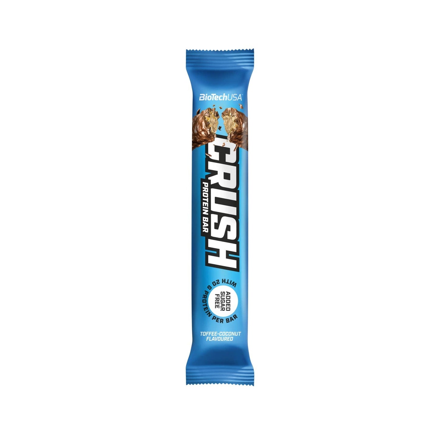 BioTechUSA Crush Bar, Toffee Coconut - 12 x 64g