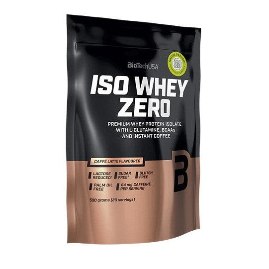 BioTechUSA Iso Whey Zero, Caffe Latte (EAN 5999076255337) - 500g