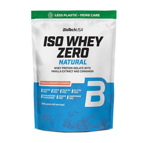 BioTechUSA Iso Whey Zero Natural, Vanilla-Cinnamon - 1000g