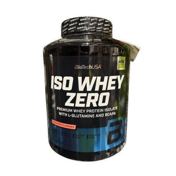 BioTechUSA Iso Whey Zero, Strawberry (EAN 5999076254927) - 2270g
