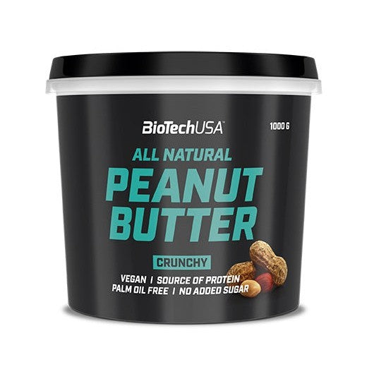 BioTechUSA Peanut Butter, Crunchy - 1000g