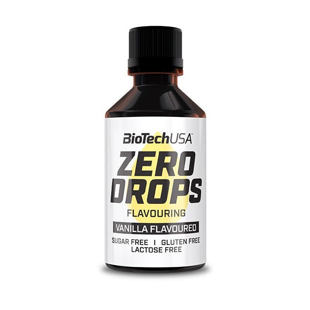 BioTechUSA Zero Drops, Vanilla - 50 ml.