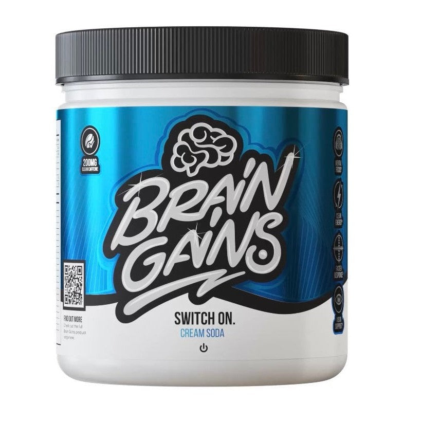 Brain Gains Switch On, Cream Soda - 225g