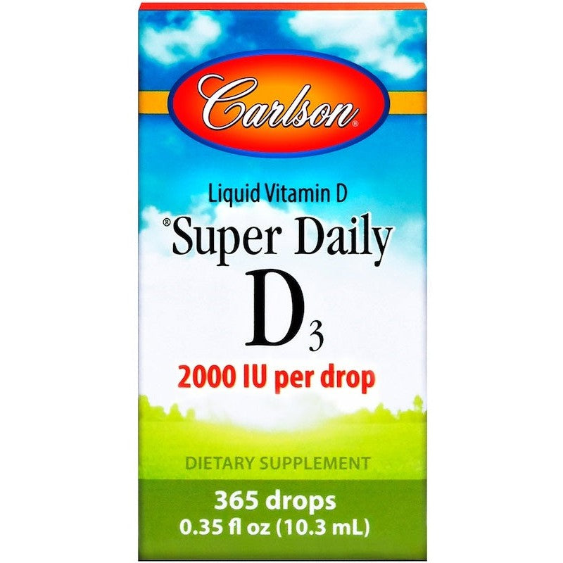 Carlson Labs Super Daily D3, 2000 IU - 10 ml.