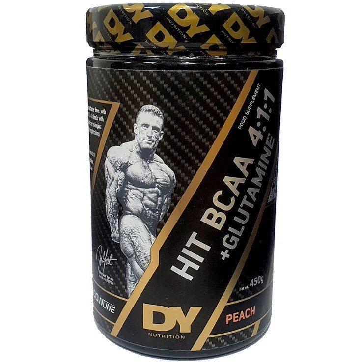 Dorian Yates HIT BCAA 4:1:1 + Glutamine, Peach - 450g