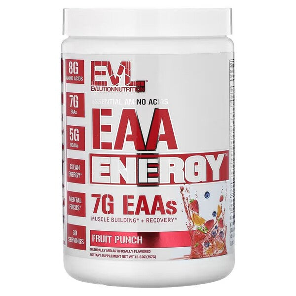 EVLution Nutrition EAA Energy, Fruit Punch - 357g