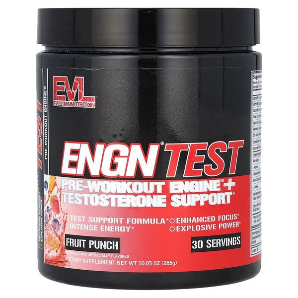 EVLution Nutrition ENGN Test, Fruit Punch - 285g