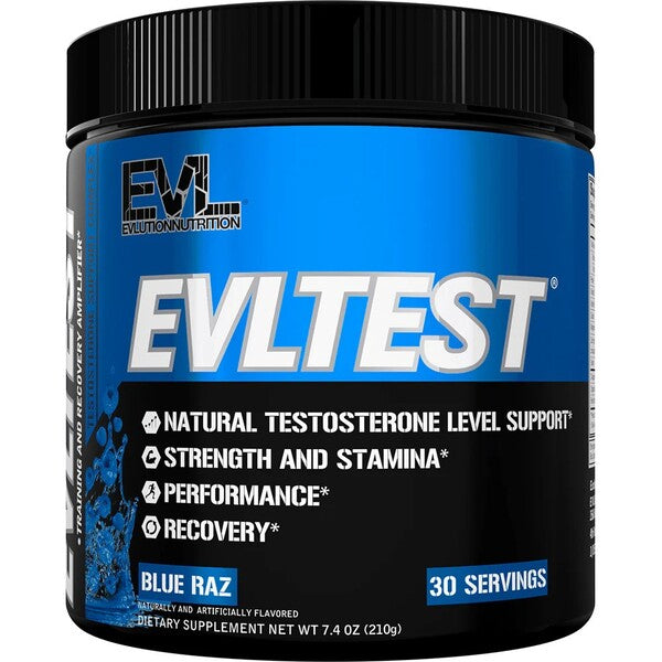 EVLution Nutrition EVL Test, Blue Raz - 210g