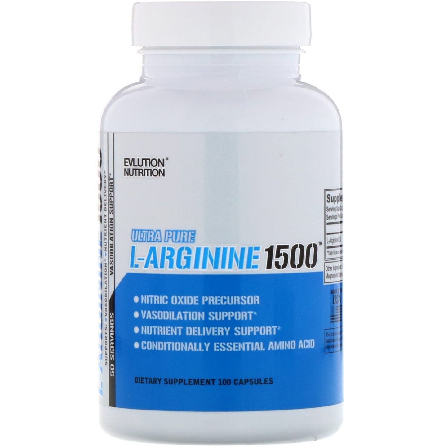EVLution Nutrition L-Arginine 1500 - 100 caps
