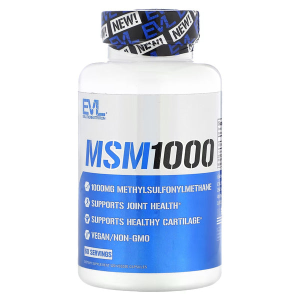 EVLution Nutrition MSM 1000 - 120 caps