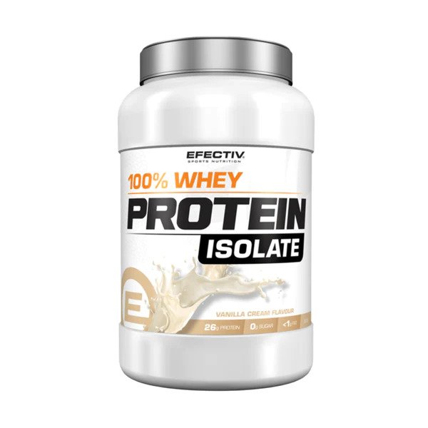 Efectiv Nutrition 100% Whey Protein Isolate, Vanilla Cream - 908g