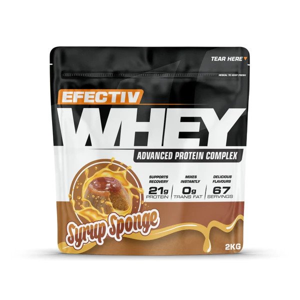 Efectiv Nutrition Whey Protein, Syrup Sponge - 2000g