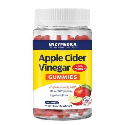 Enzymedica Apple Cider Vinegar Gummies - 74 gummies