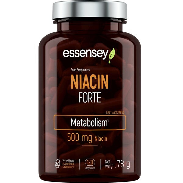 Essensey Niacin Forte, 500mg - 120 caps