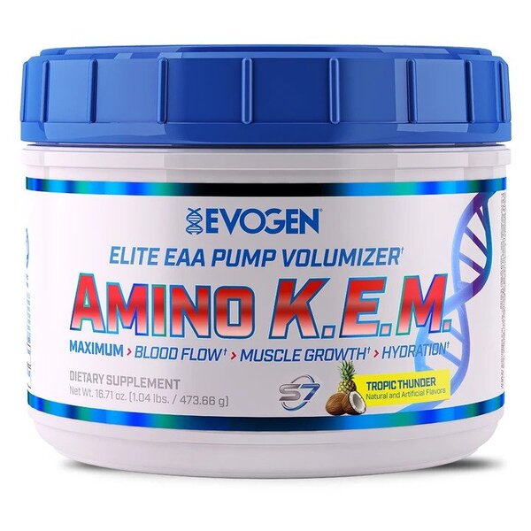 Evogen Amino K.E.M. EAA, Tropical Thunder - 464g