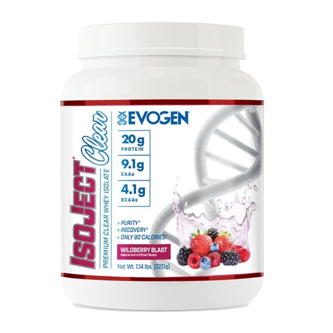 Evogen IsoJect Clear, Wildberry Blast - 520g