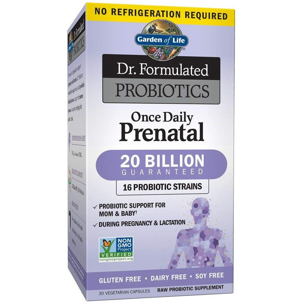 Garden of Life Dr. Formulated Probiotics Once Daily Prenatal - 30 vcaps