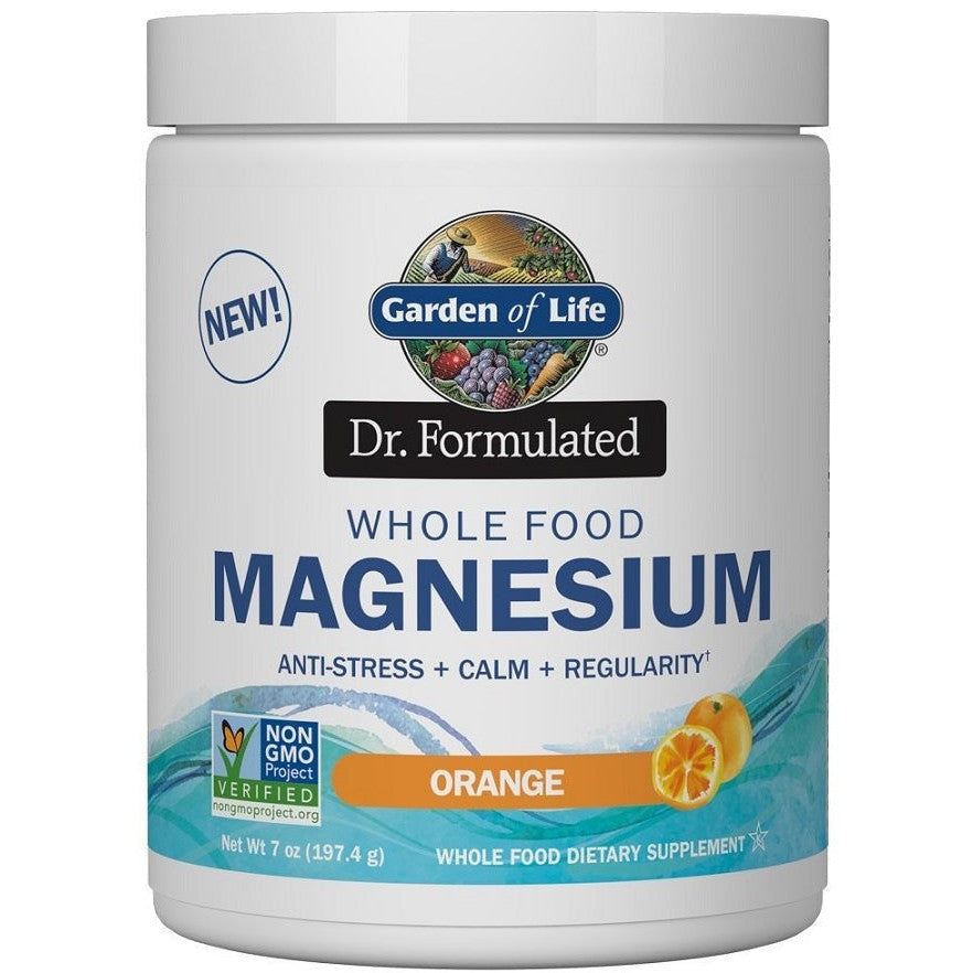 Garden of Life Dr. Formulated Whole Food Magnesium, Orange - 197g
