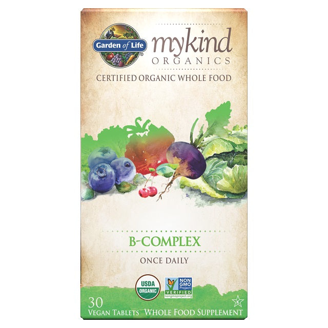 Garden of Life Mykind B-Complex - 30 vegan tablets