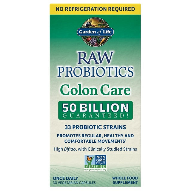 Garden of Life Raw Probiotics Colon Care - 30 vcaps