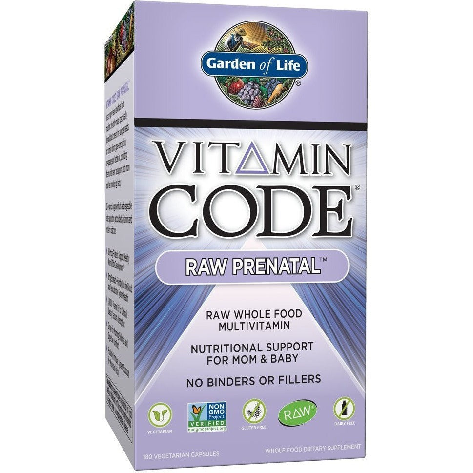 Garden of Life Vitamin Code Raw Prenatal - 180 vcaps