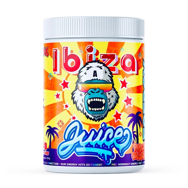 Gorillalpha Ibiza Juice, Peach Daiquiri - 480g