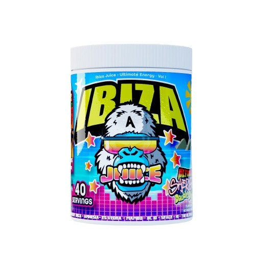 Gorillalpha Ibiza Juice Ultimate Energy Vol 1, Sherbert Double Dipped - 480g