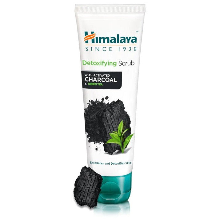 Himalaya Detoxifying Scrub with Activated Charcoal & Green Tea - 75 ml.