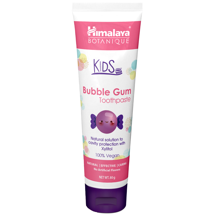 Himalaya Kids Toothpaste, Bubble Gum - 80g