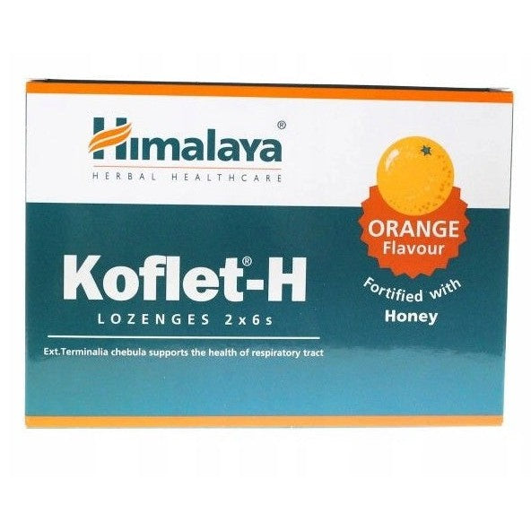 Himalaya Koflet-H, Orange - 12 lozenges