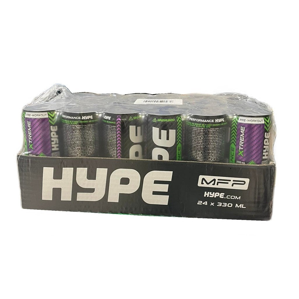 Hype Hype Xtreme Pre-Workout, Wild Blackcurrant - 24 x 330 ml.