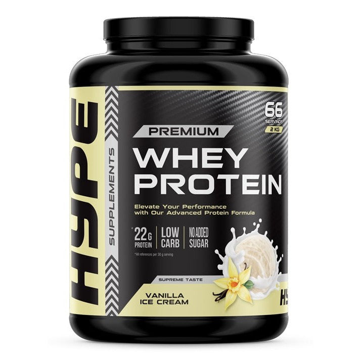 Hype Whey Protein, Vanilla Ice Cream - 2000g