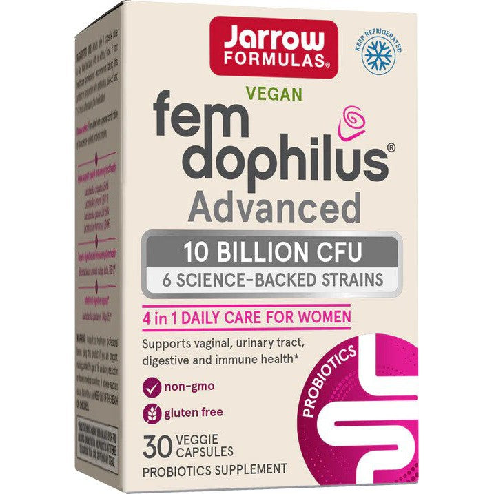 Jarrow Formulas Fem-Dophilus Advanced - Refrigerated, 10 Billion CFU - 30 vcaps