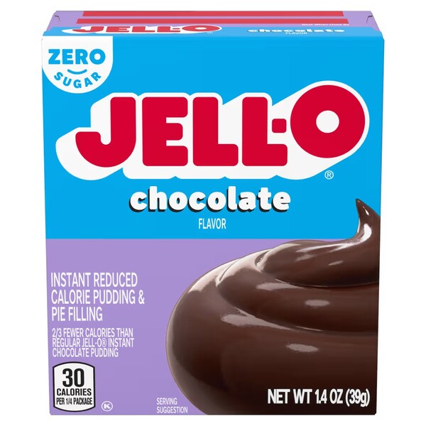 Jell-O Instant Pudding & Pie Filling Sugar Free, Chocolate - 39g