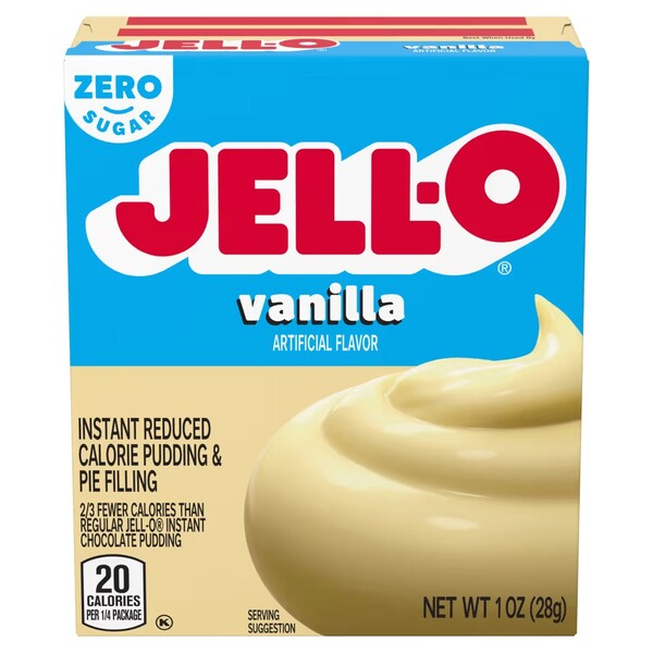 Jell-O Instant Pudding & Pie Filling Sugar Free, Vanilla - 28g