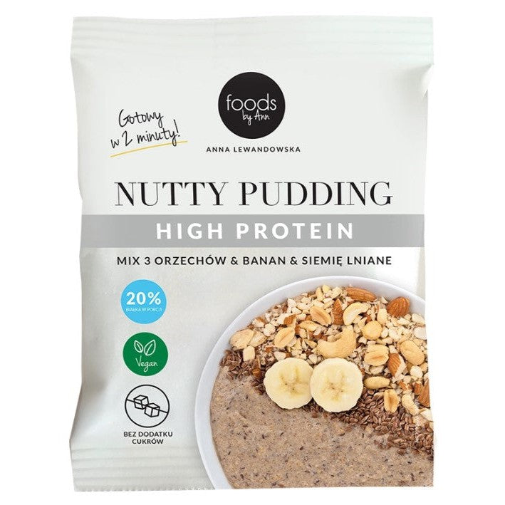 Levann Nutty Pudding, Mix Of 3 Nuts & Banana & Flaxseed - 50g